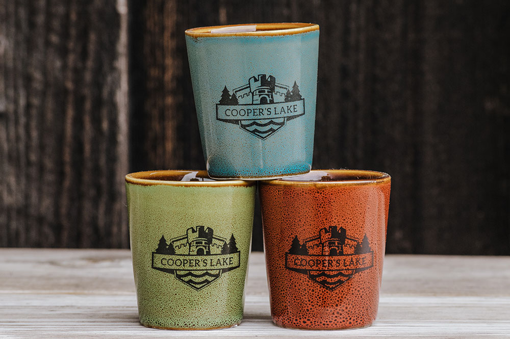 Cooper's Lake Shot Glasses